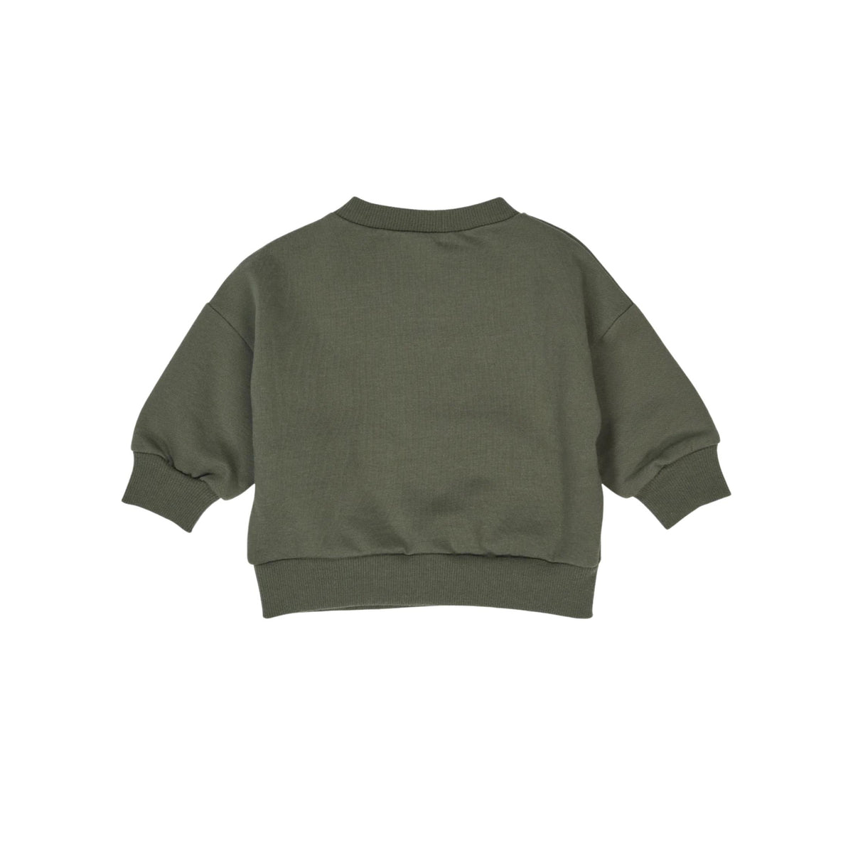 Cozy Me Pocket Sweatshirt-Olive