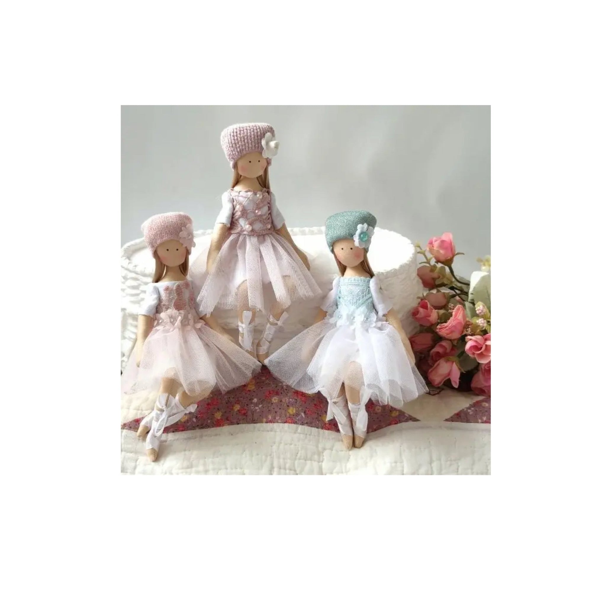 Handmade Fairy Violet Cloth Heirloom Doll