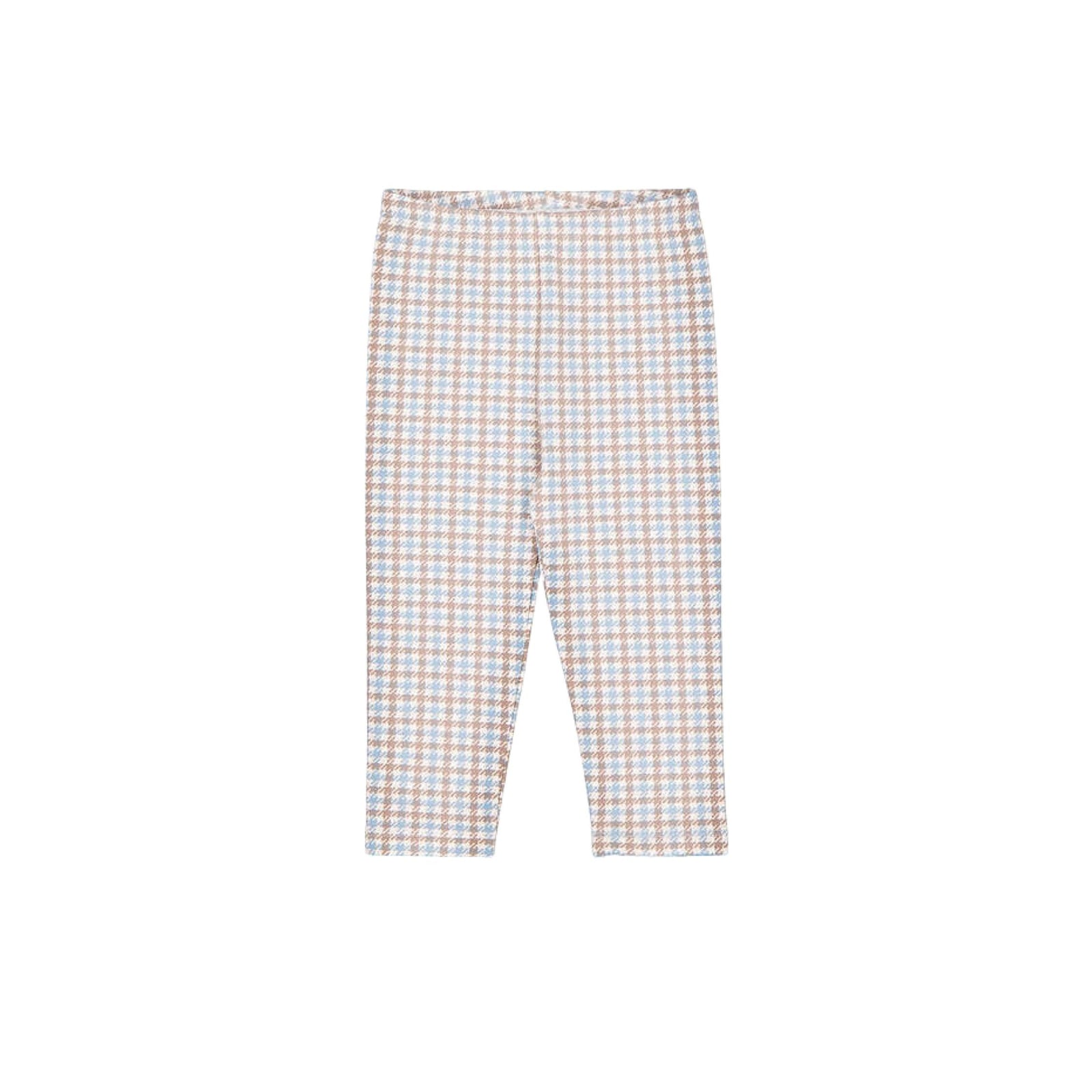 Plaid Print Fleece Legging