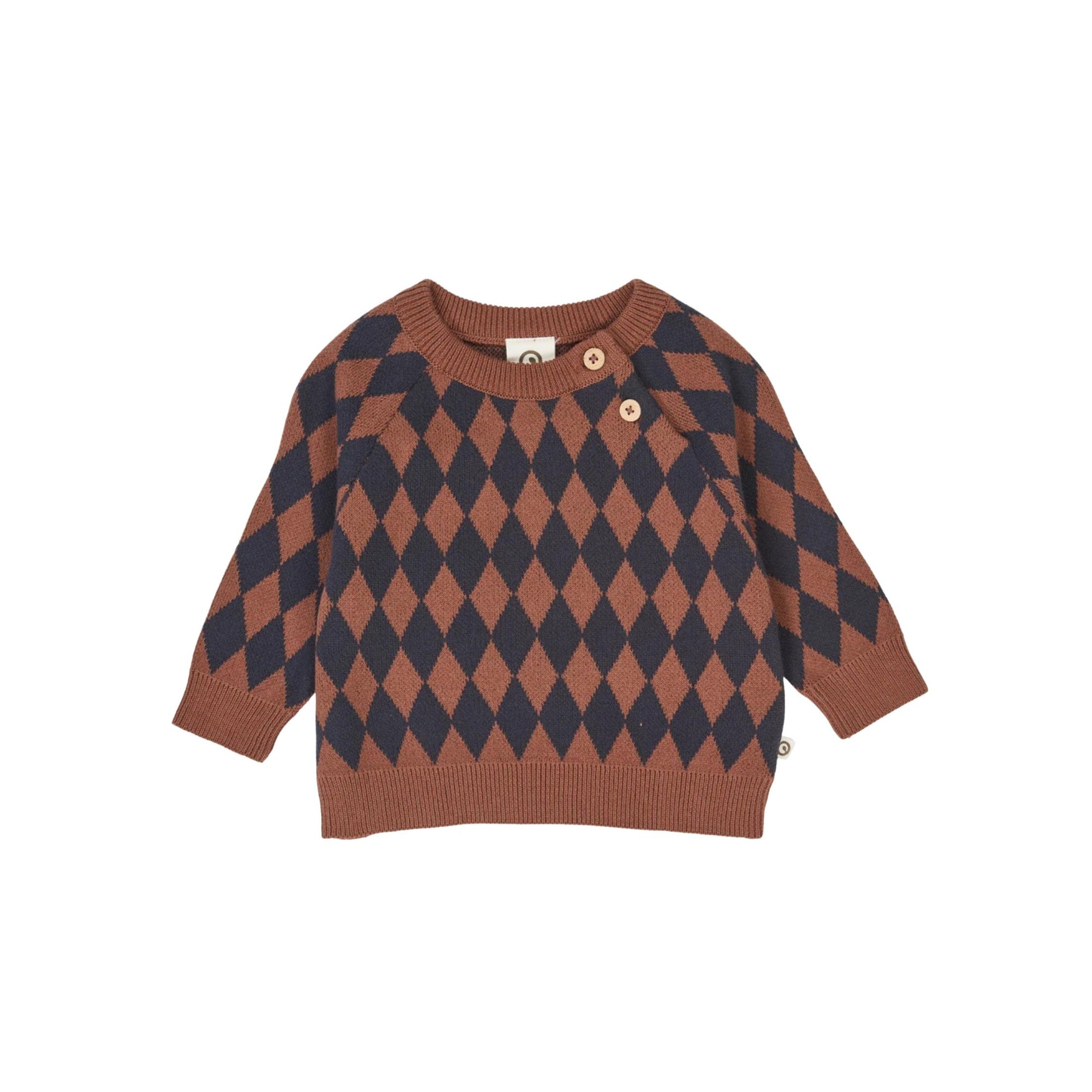 Boys Harlequin Knit Sweater