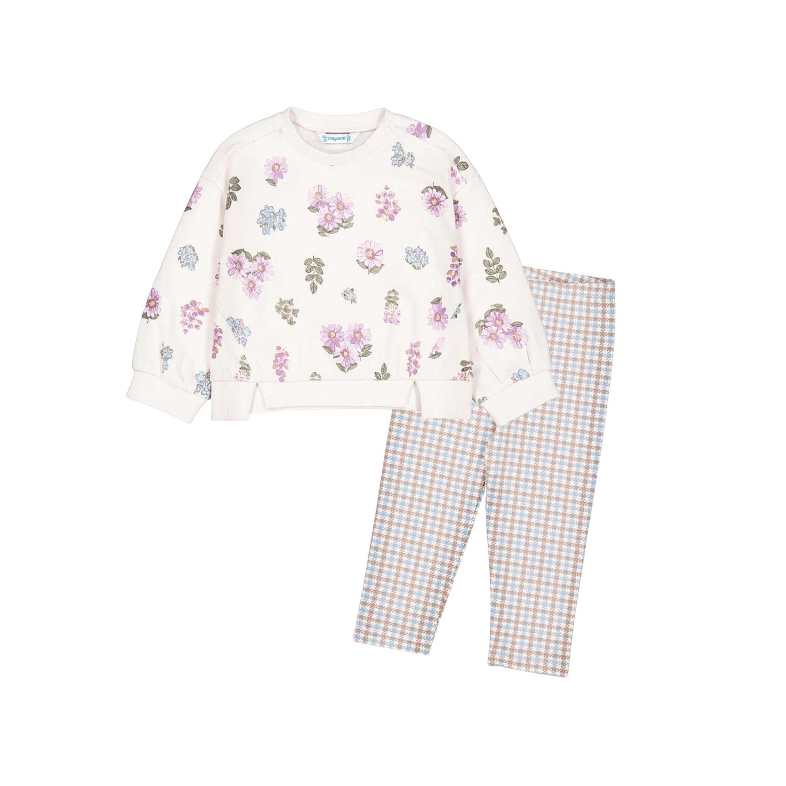 Plaid Print Fleece Legging
