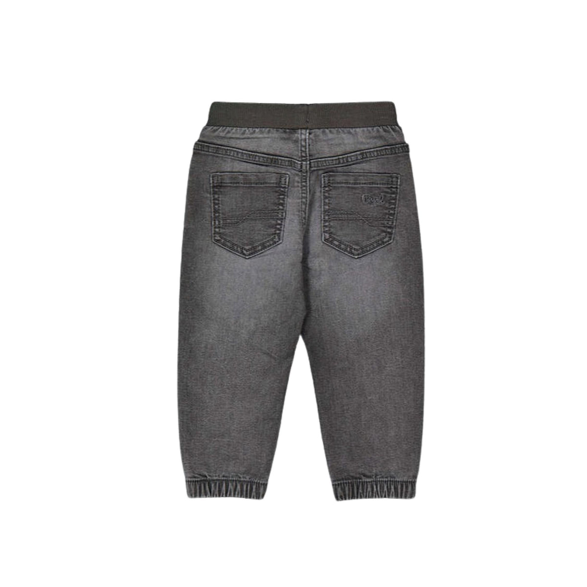Medium Grey Denim Jogger Pants