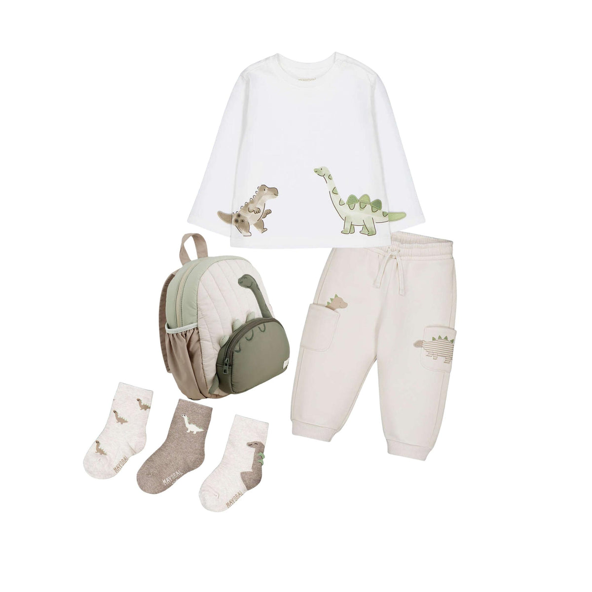 Dinosaur Graphic Long Sleeve T-Shirt