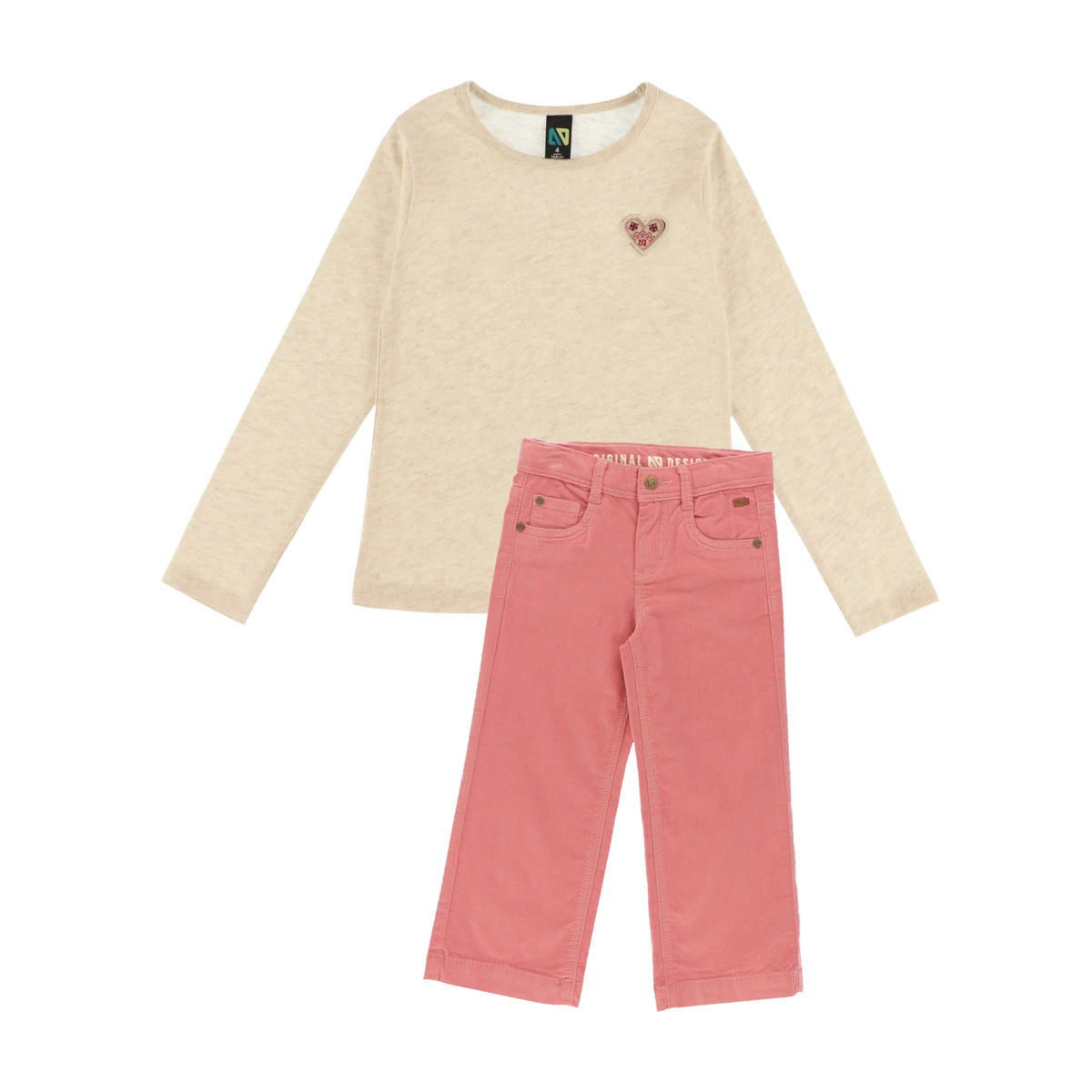 Rose Pink Corduroy Pant