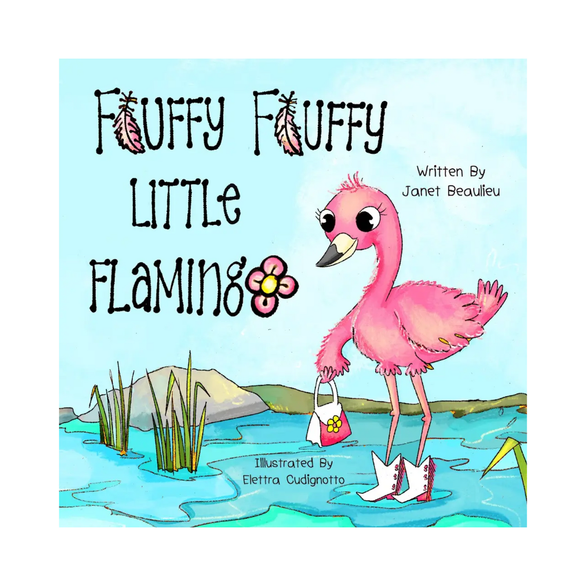 Fluffy Fluffy Little Flamingo Board Book