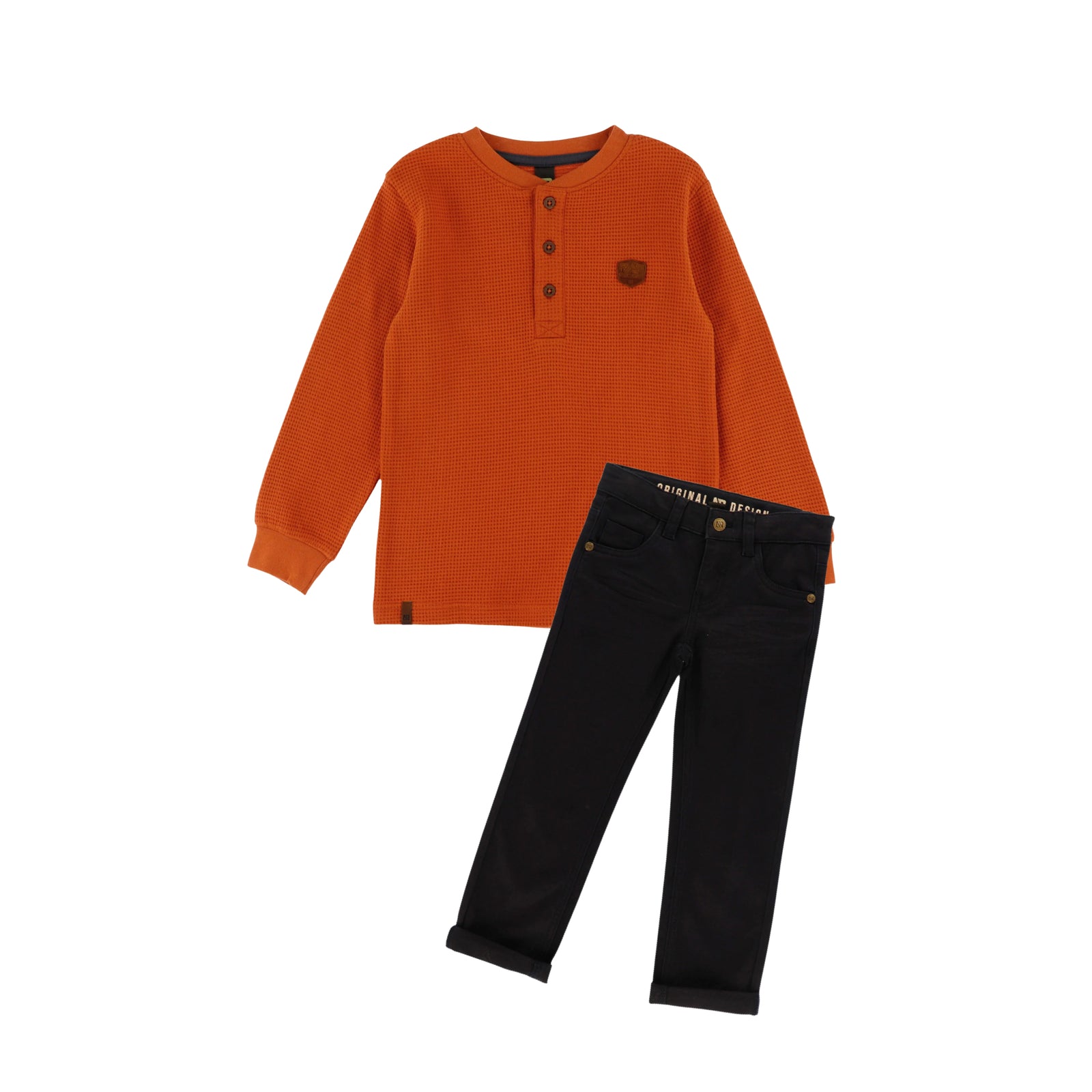 Boys Navy Twill Trousers