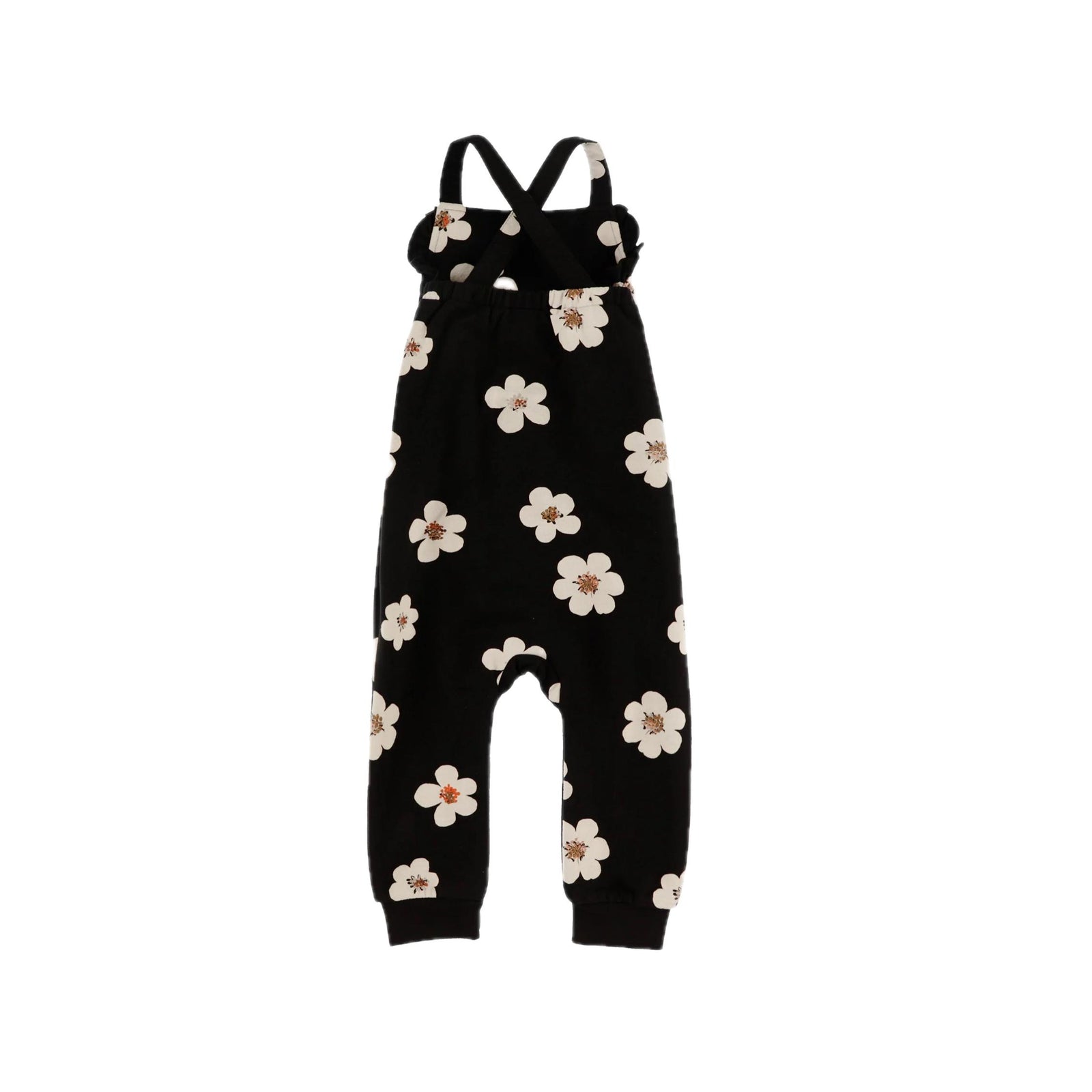 Floral Print Romper & Cream Bodysuit