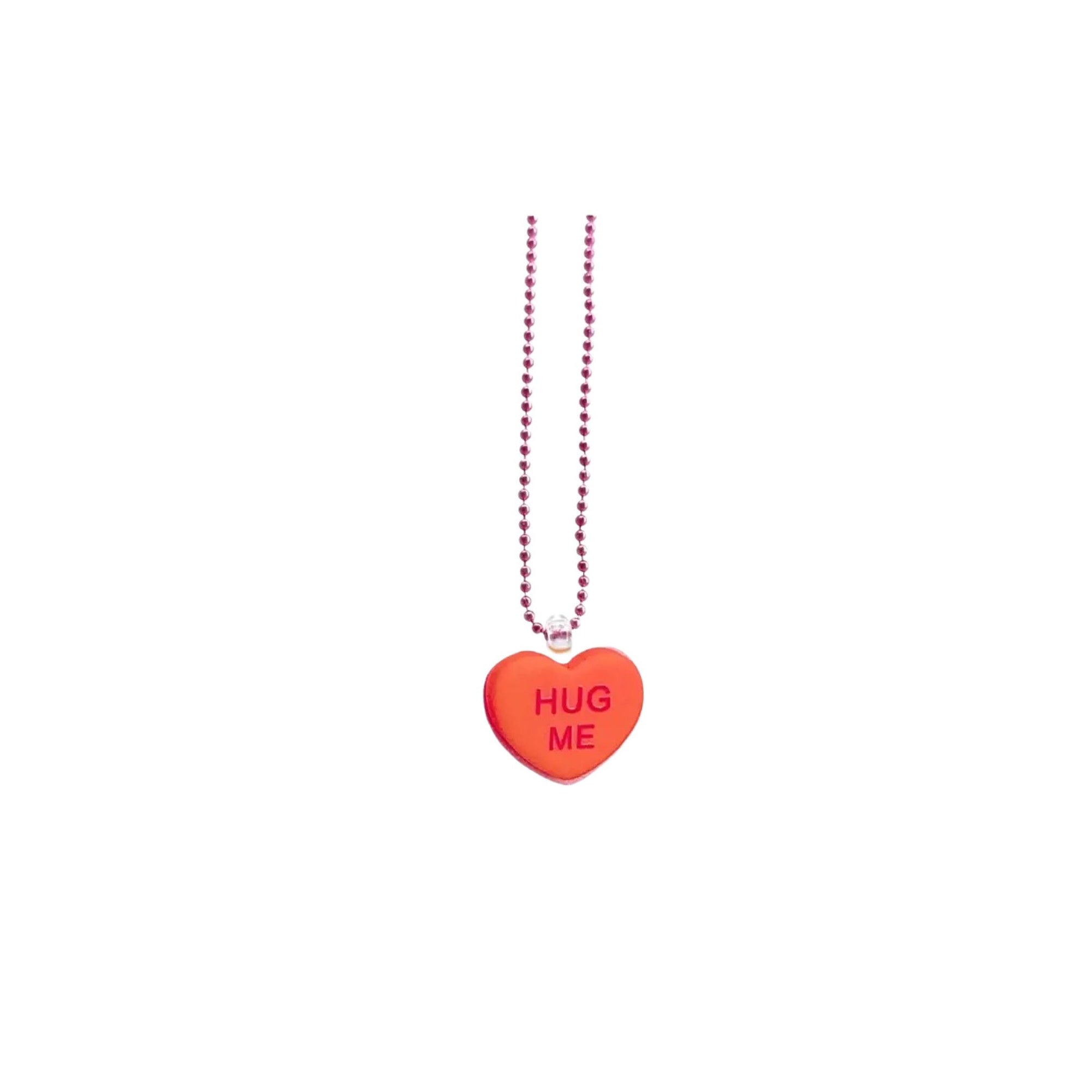 Pop Cutie Conversation Heart Necklaces