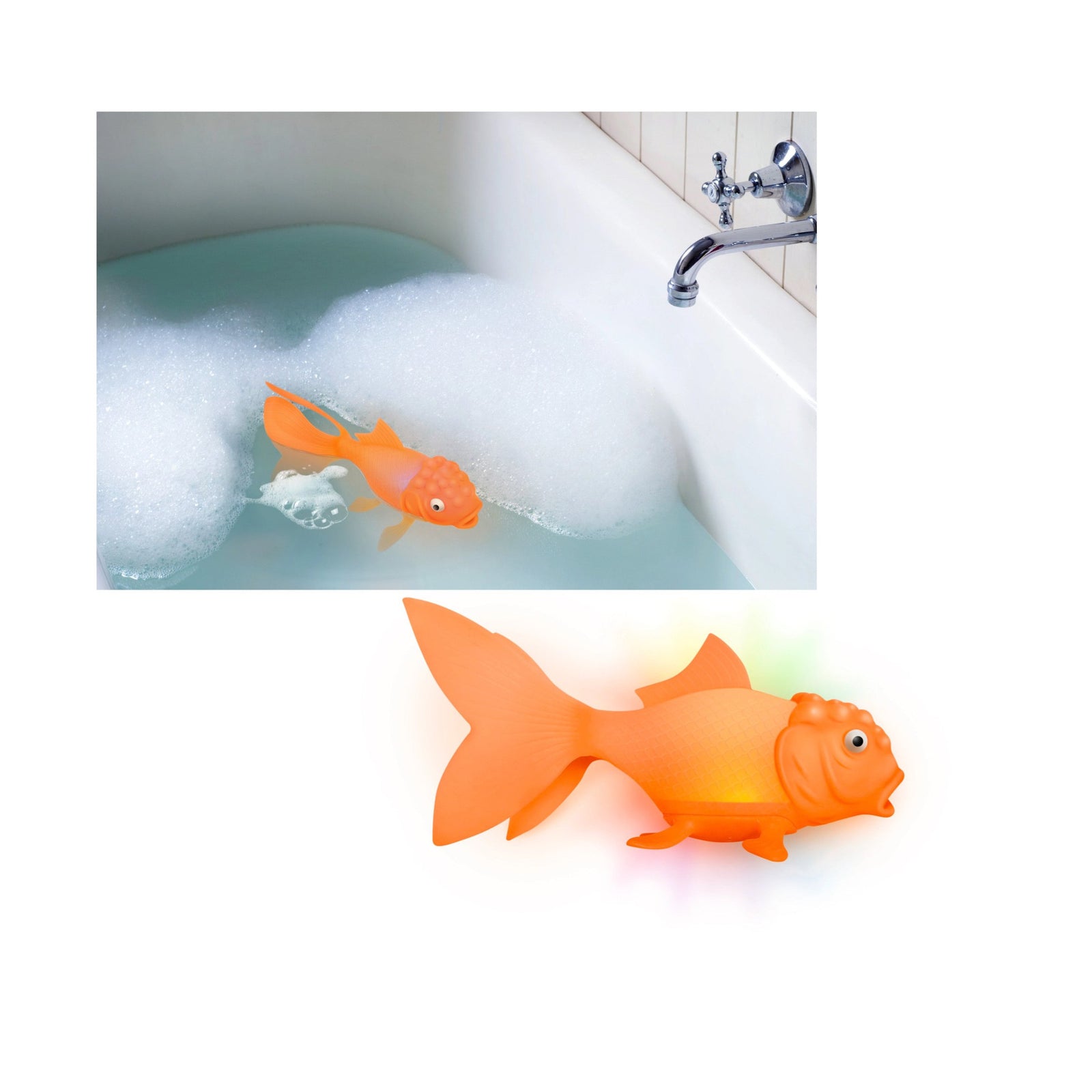 Koi Glowing Goldfish Bath Toy Tadpoles and Tiddlers