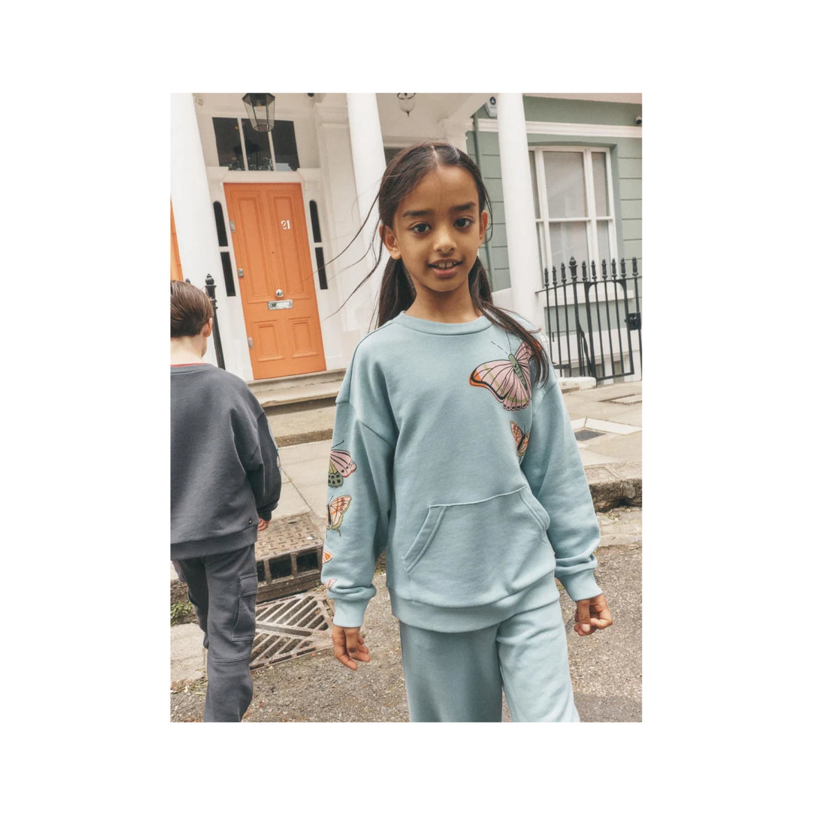 Butterfly Graphic Kanga Sweatshirt