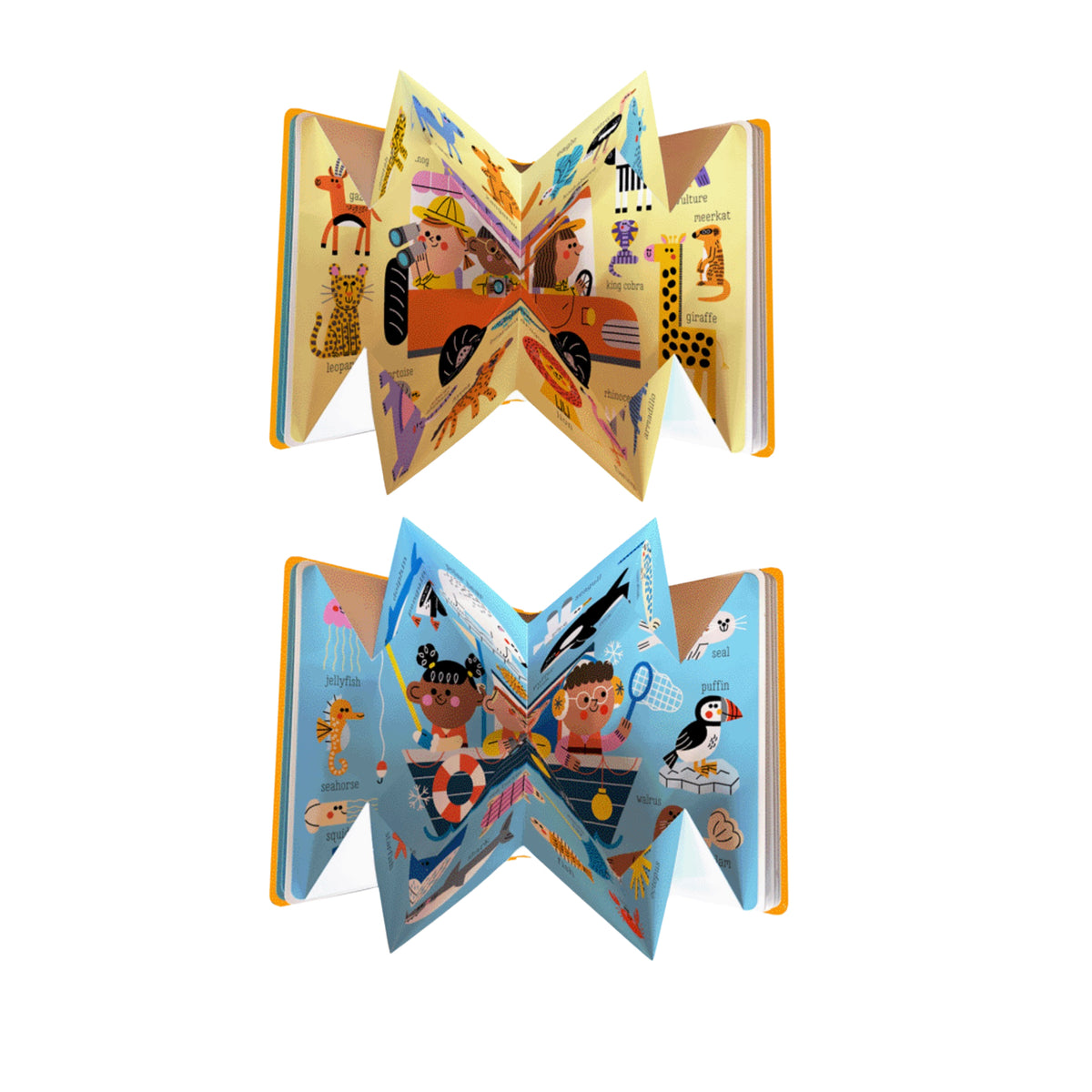 Board Book “Pop Out Mega Pictures Animals”