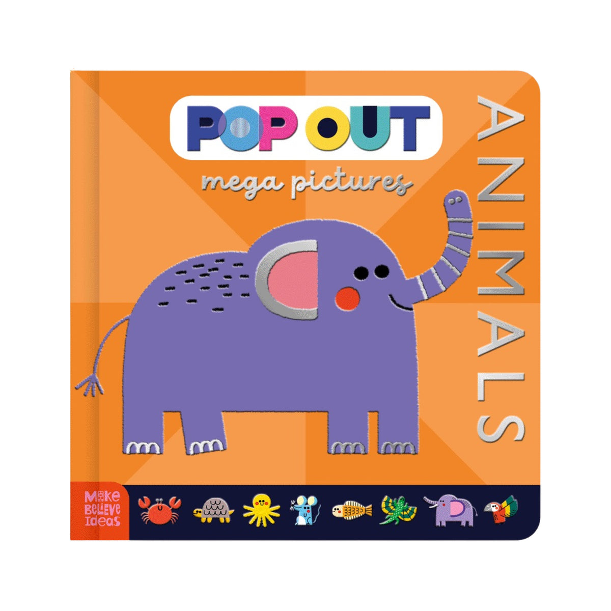 Board Book “Pop Out Mega Pictures Animals”