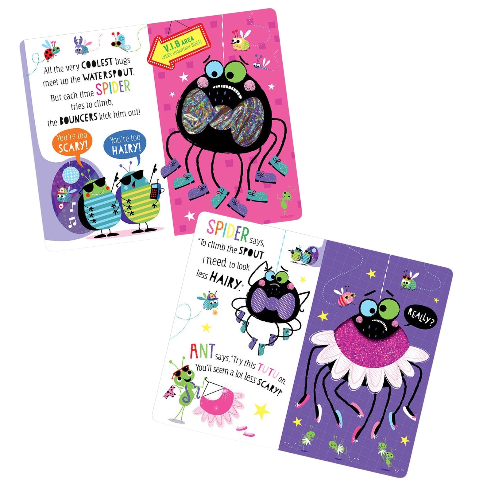 Board Book “Not So Scary Hairy Spider”