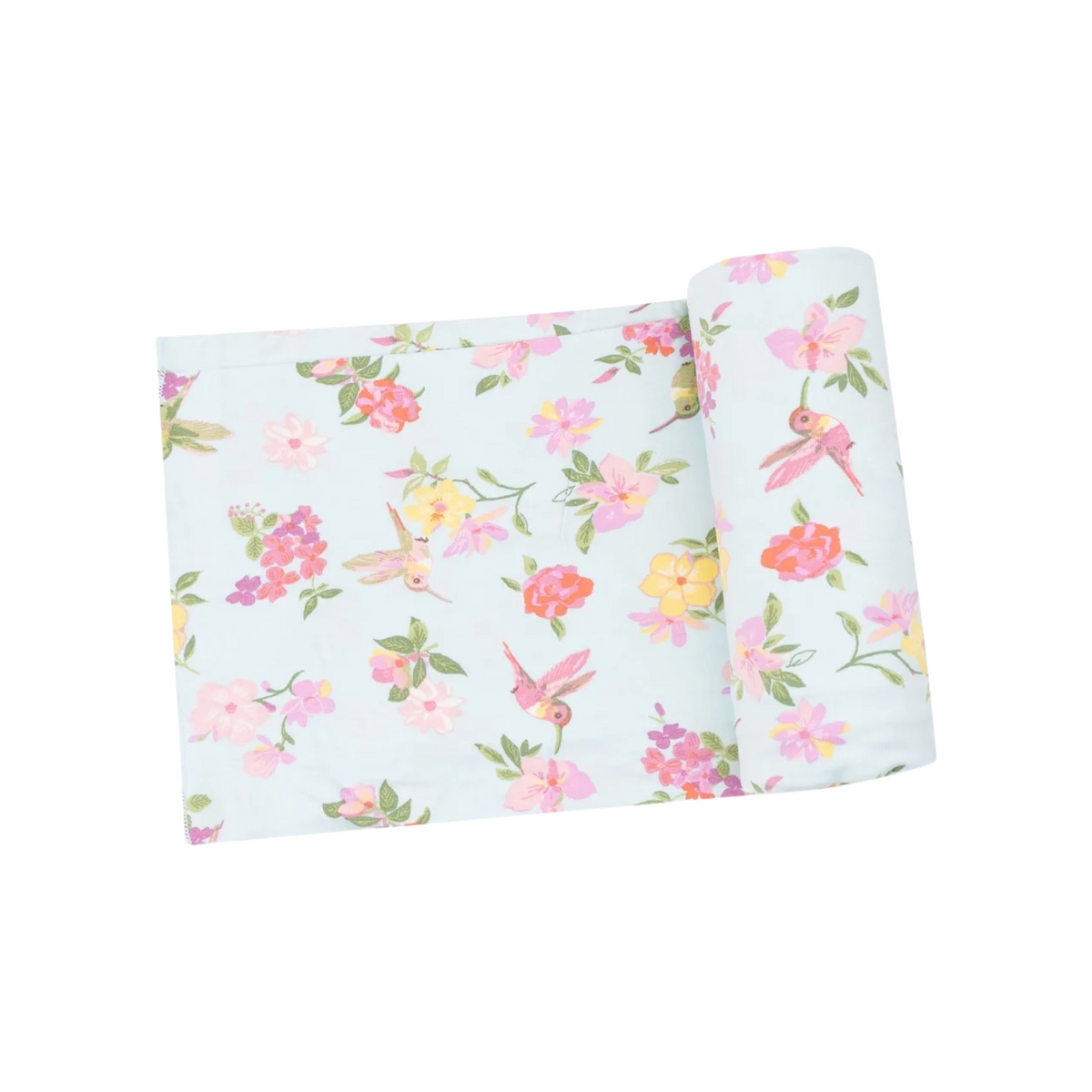 Cute Hummingbirds Swaddle Blanket