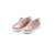 Phoebe Elastic Leather Slip On Girl’s Sneaker - Glitter Pink