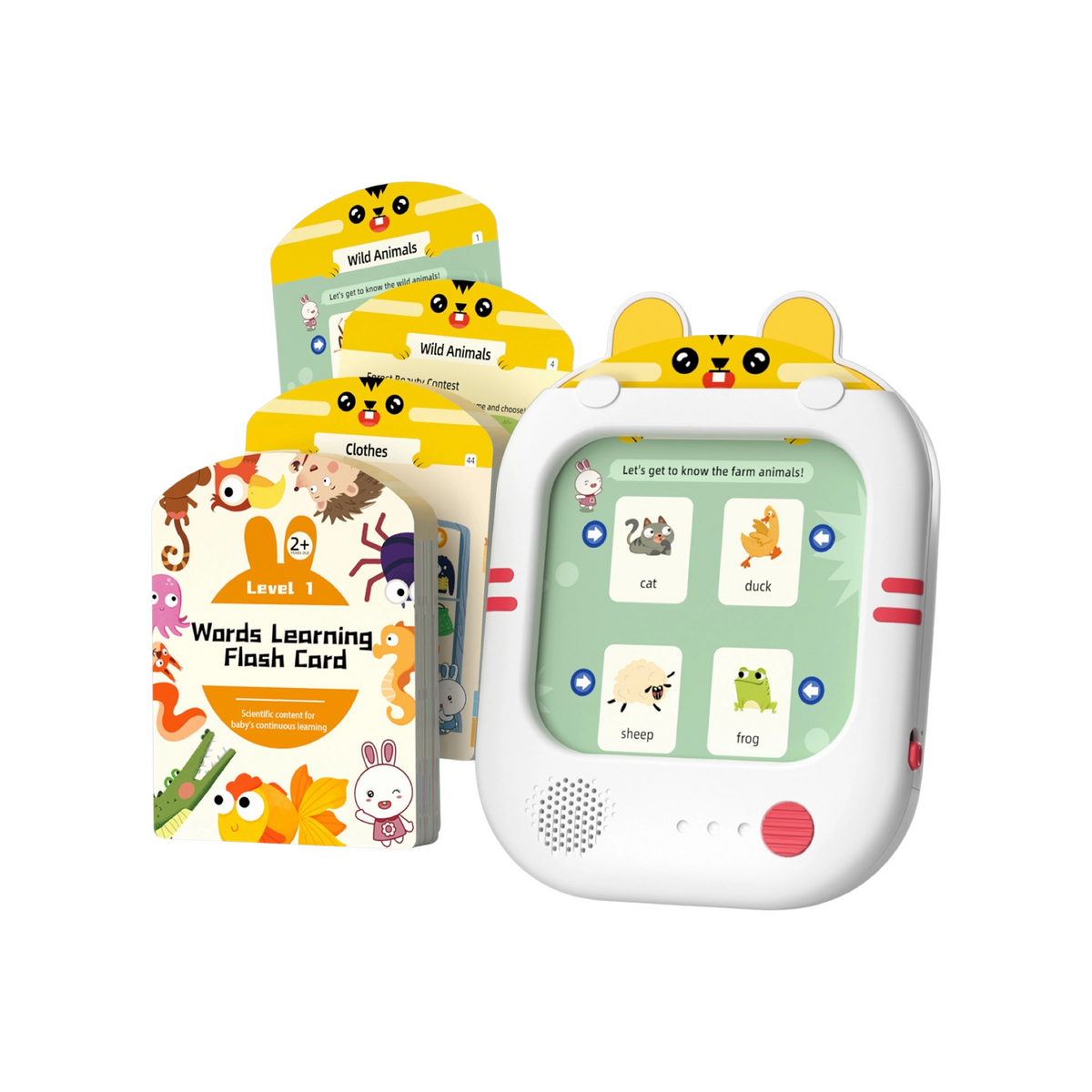 Talking Flashcards - Interactive Screen-Free Learning Tablet