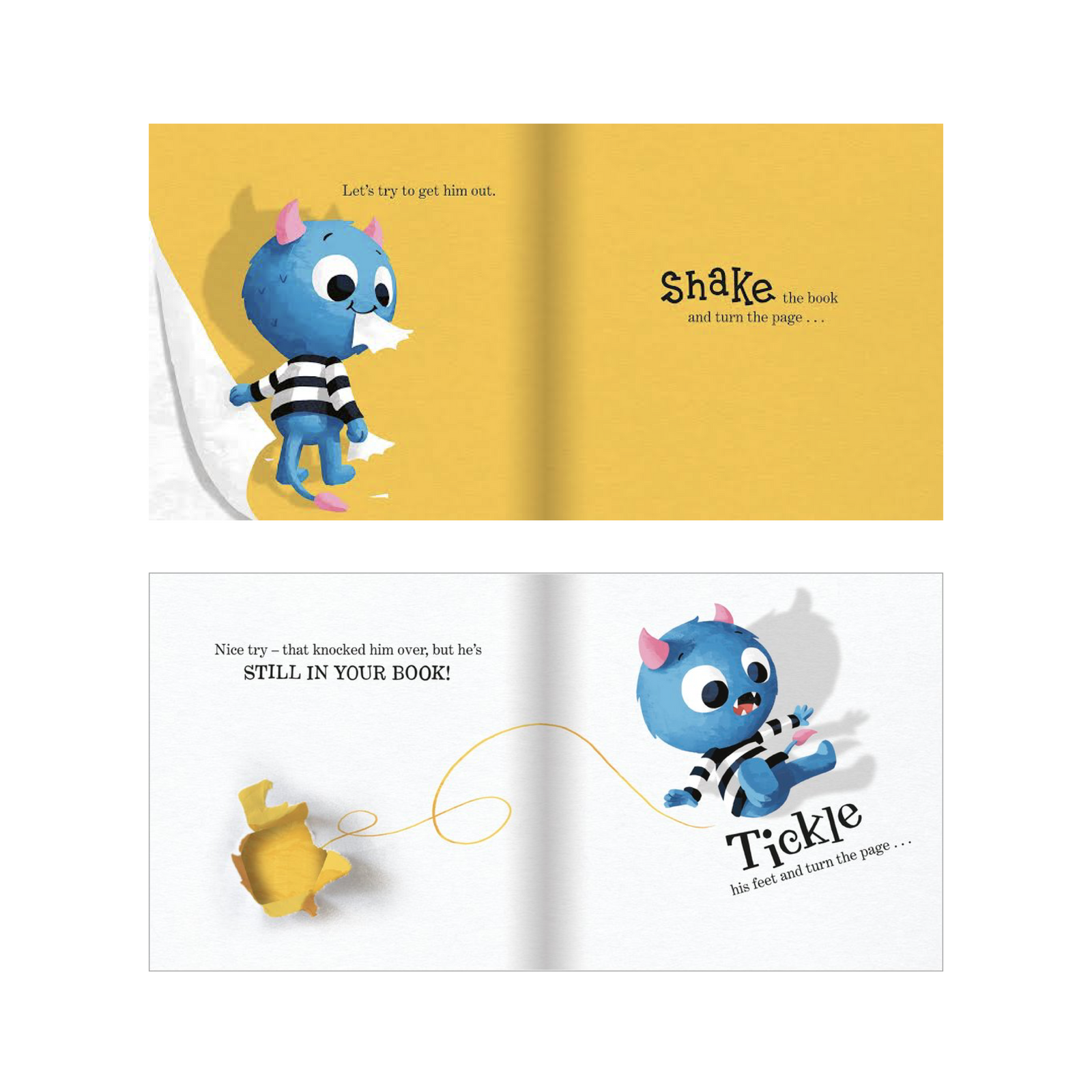 There's A Monster In Your Book Plush With Board Book