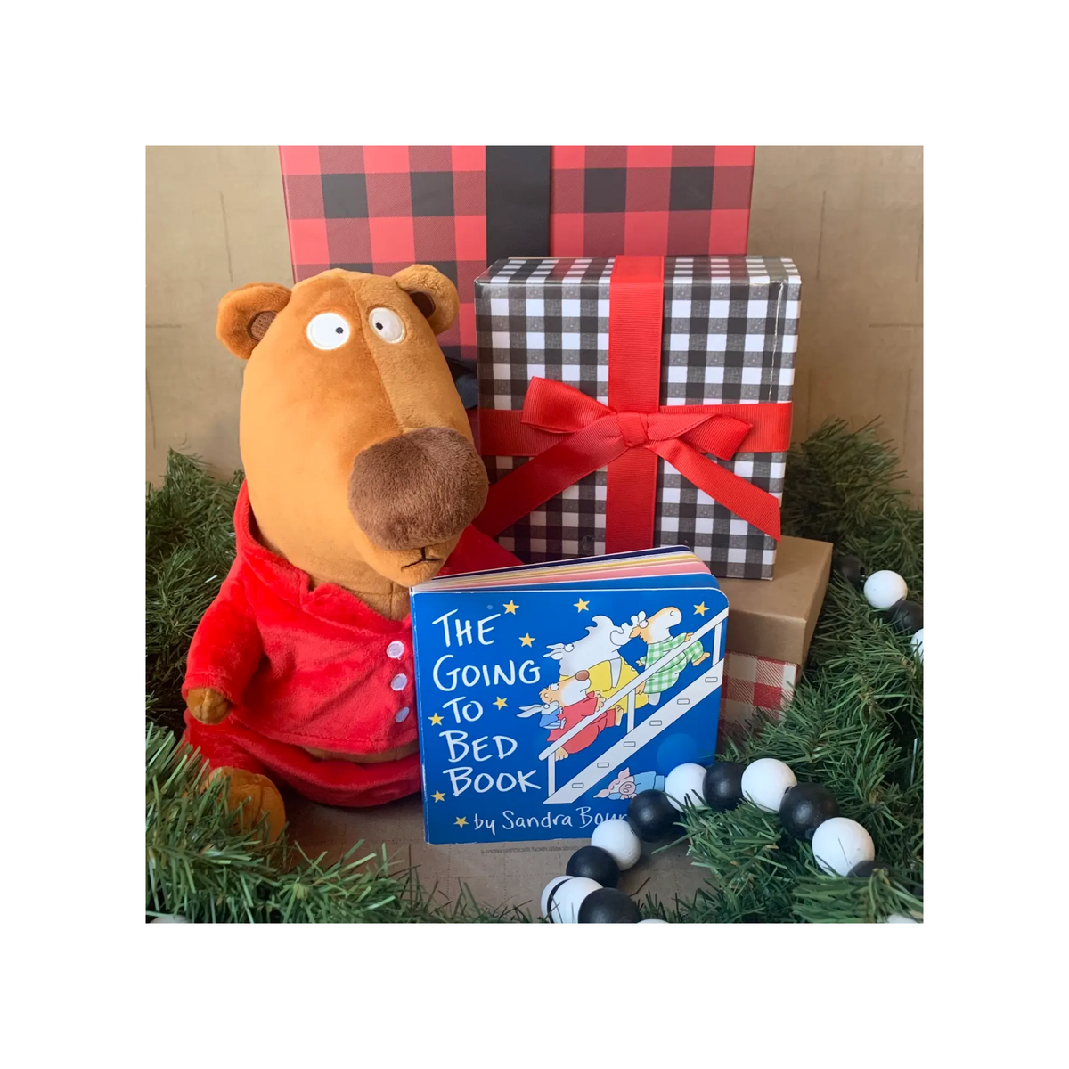 Going To Bed Bear Plush With Board Book