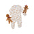 Gingerbread Organic Cotton Magnetic Footie