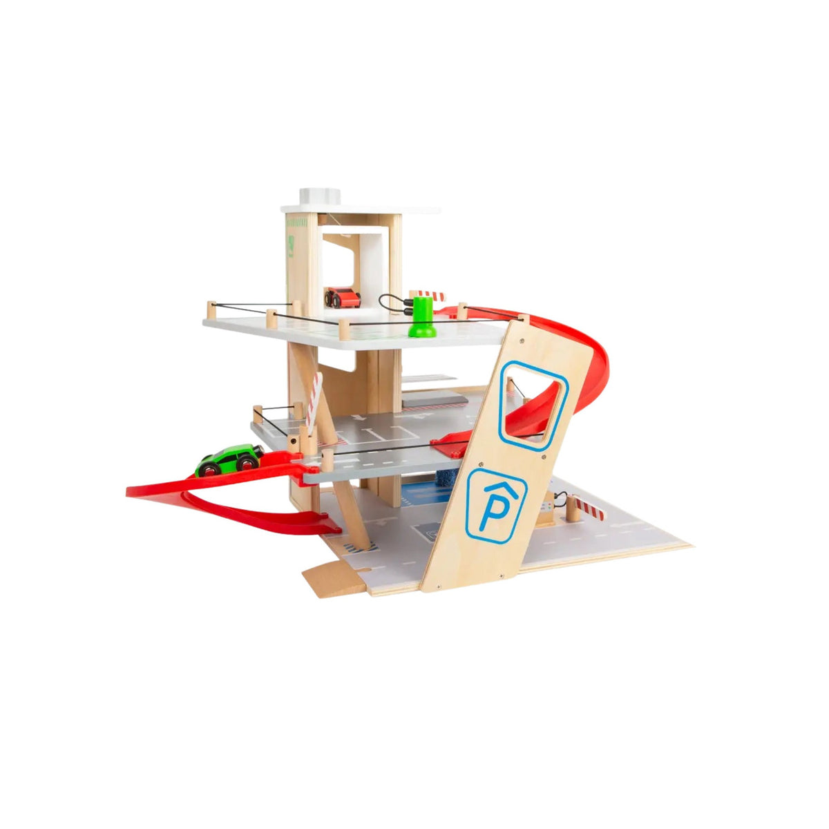 Wooden City Garage Playset