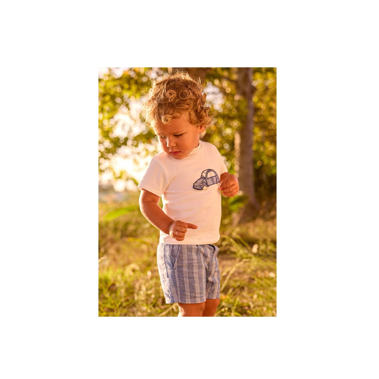 Linen Short & T-Shirt 2-Piece Set - Baby Boy