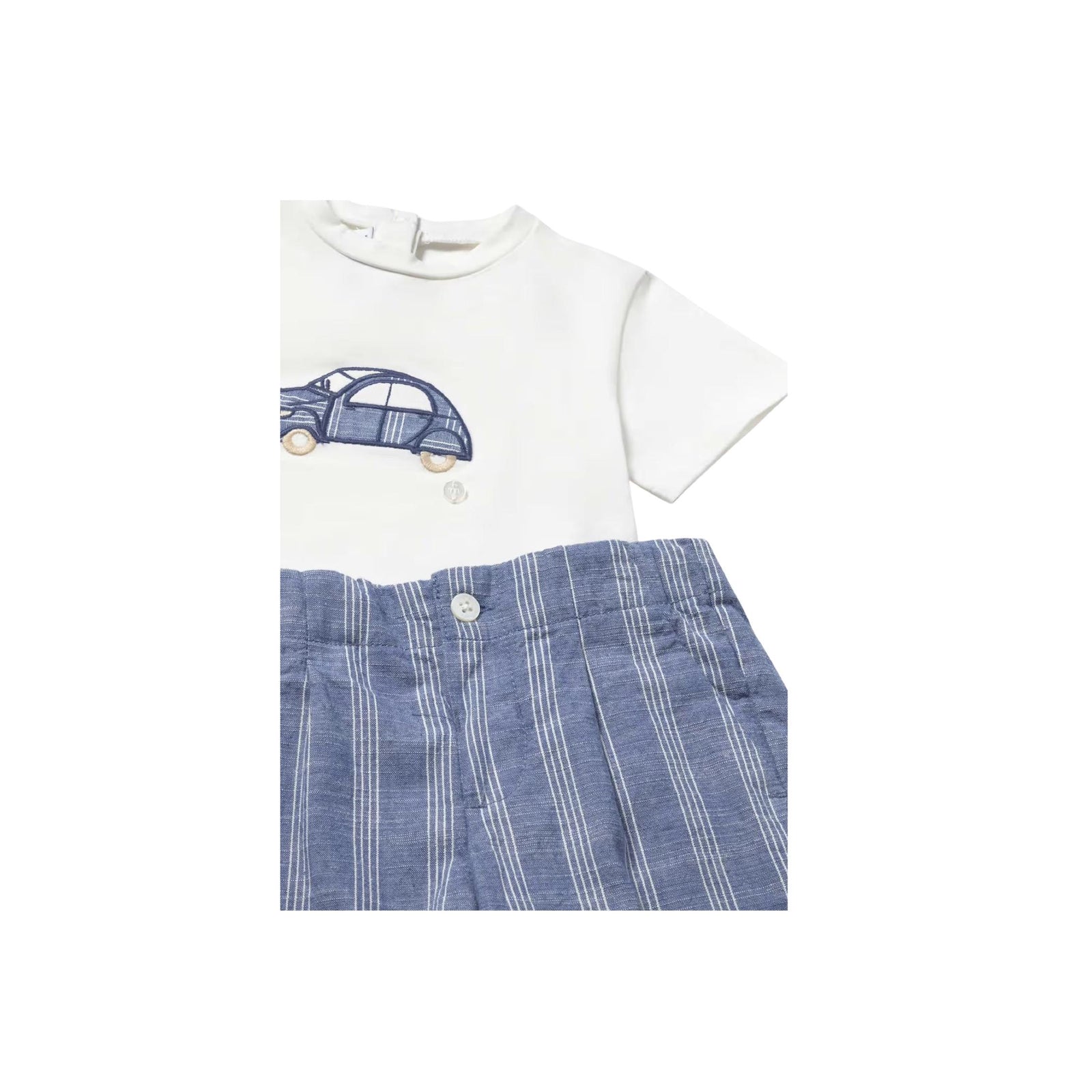 Linen Short & T-Shirt 2-Piece Set - Baby Boy