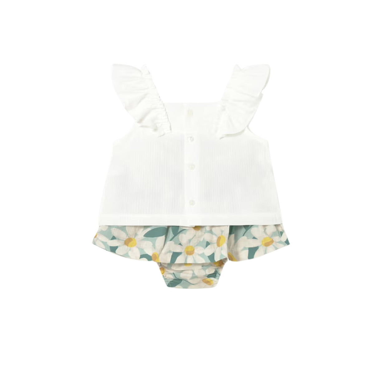 Ric-Rac Printed Baby Girl Skirt &amp; Blouse Set