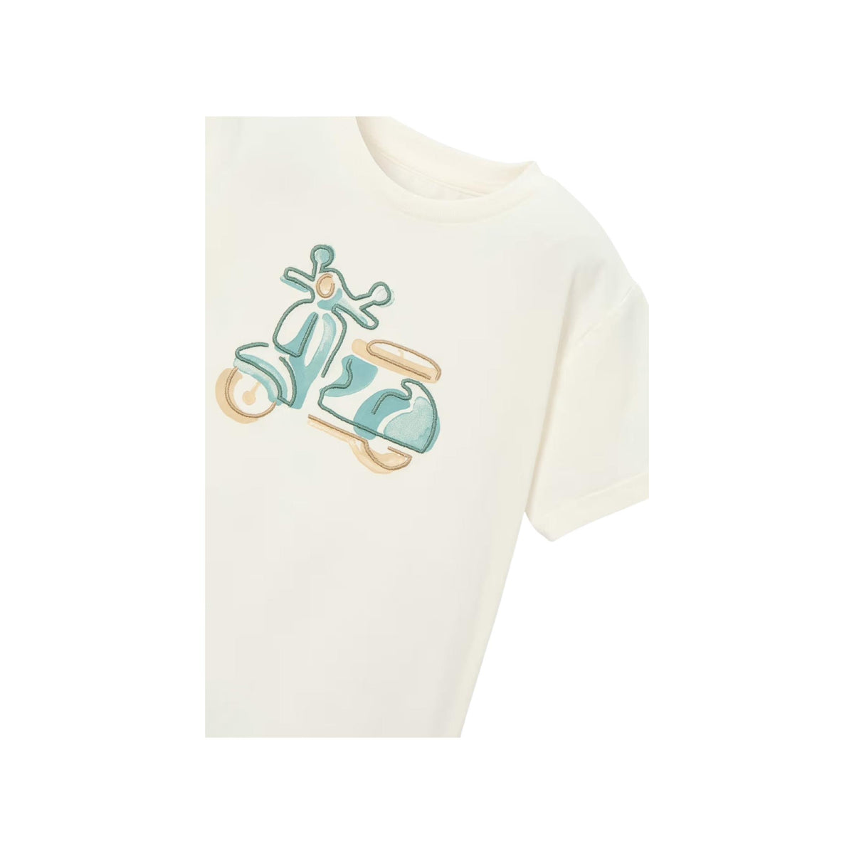 Boys’ Embroidered Motorcycle T-Shirt