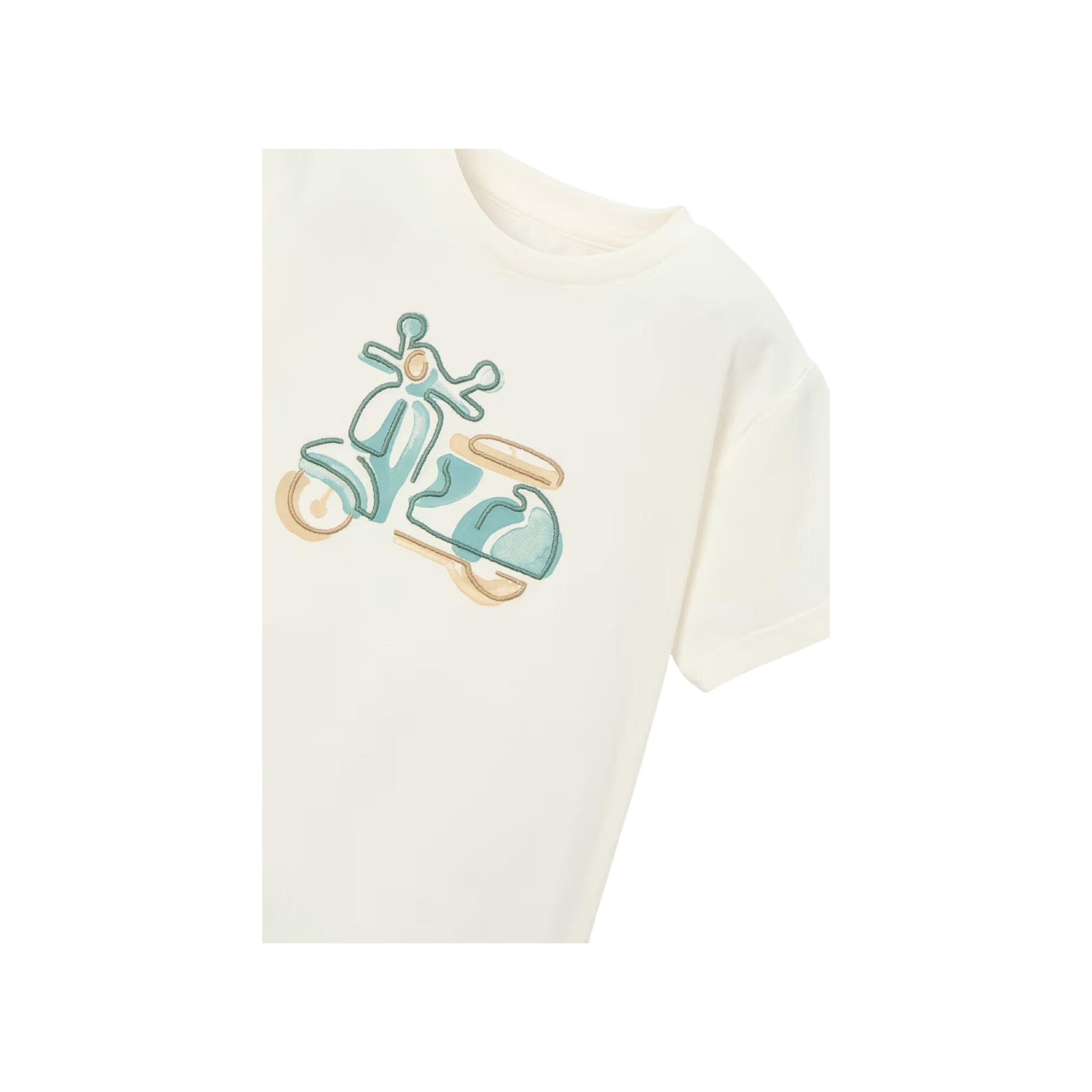 Boys’ Embroidered Motorcycle T-Shirt