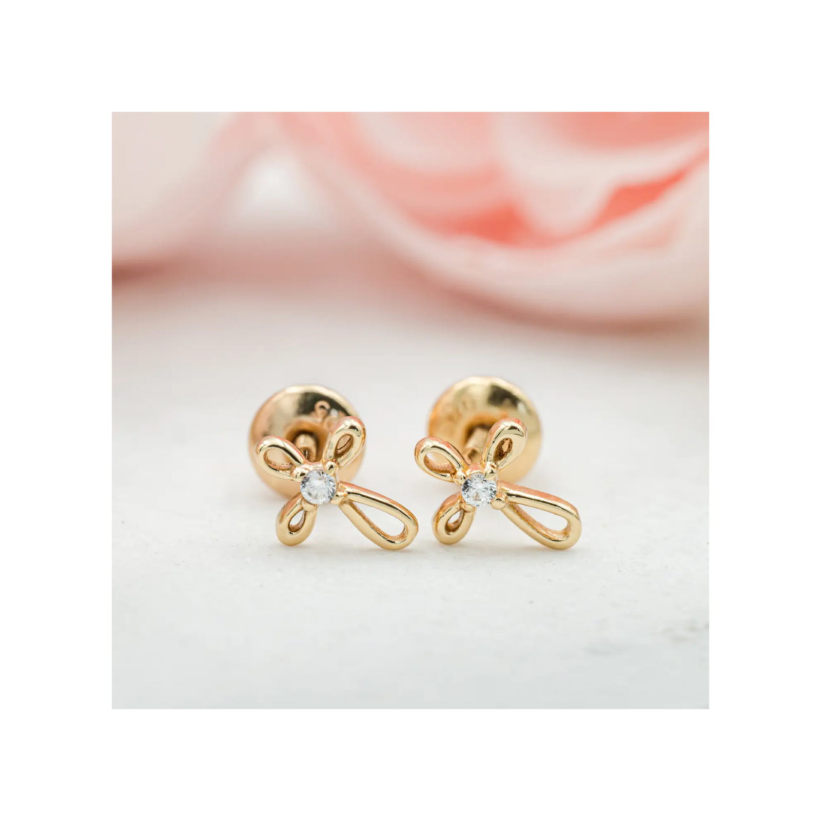 14K Gold-Plate Cross Earrings