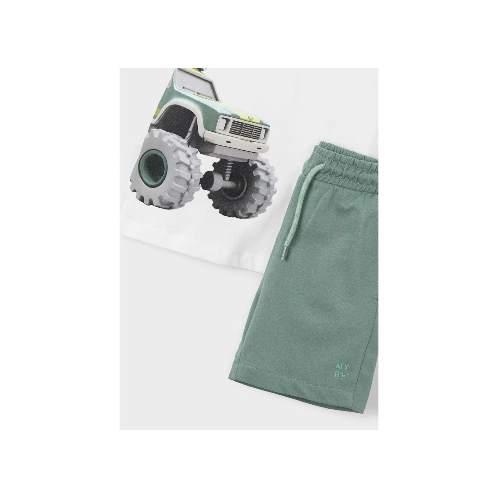 Boys’ Monster Truck Graphic 2-Piece T-Shirt & Short Set