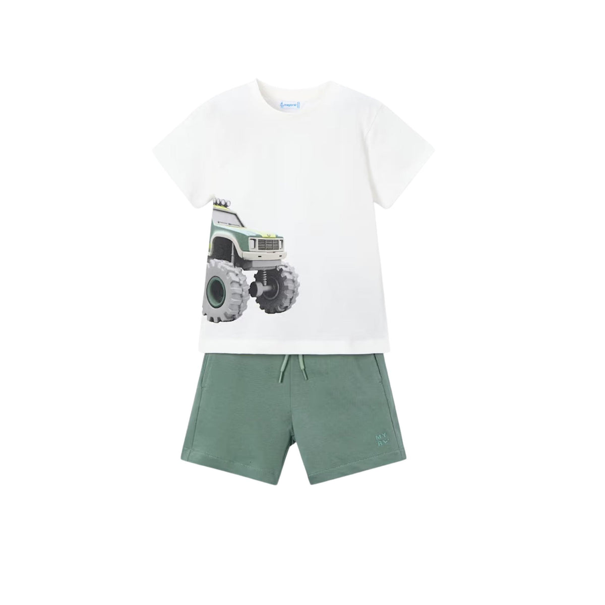 Boys’ Monster Truck Graphic 2-Piece T-Shirt &amp; Short Set