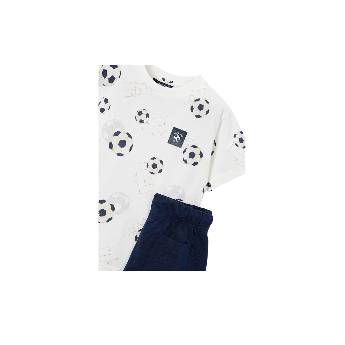 Boys’ Soccer Print T-Shirt and Short Set