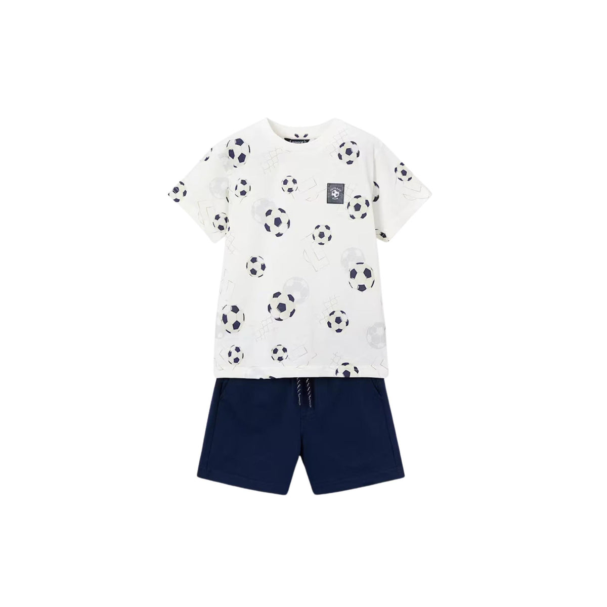 Boys’ Soccer Print T-Shirt and Short Set