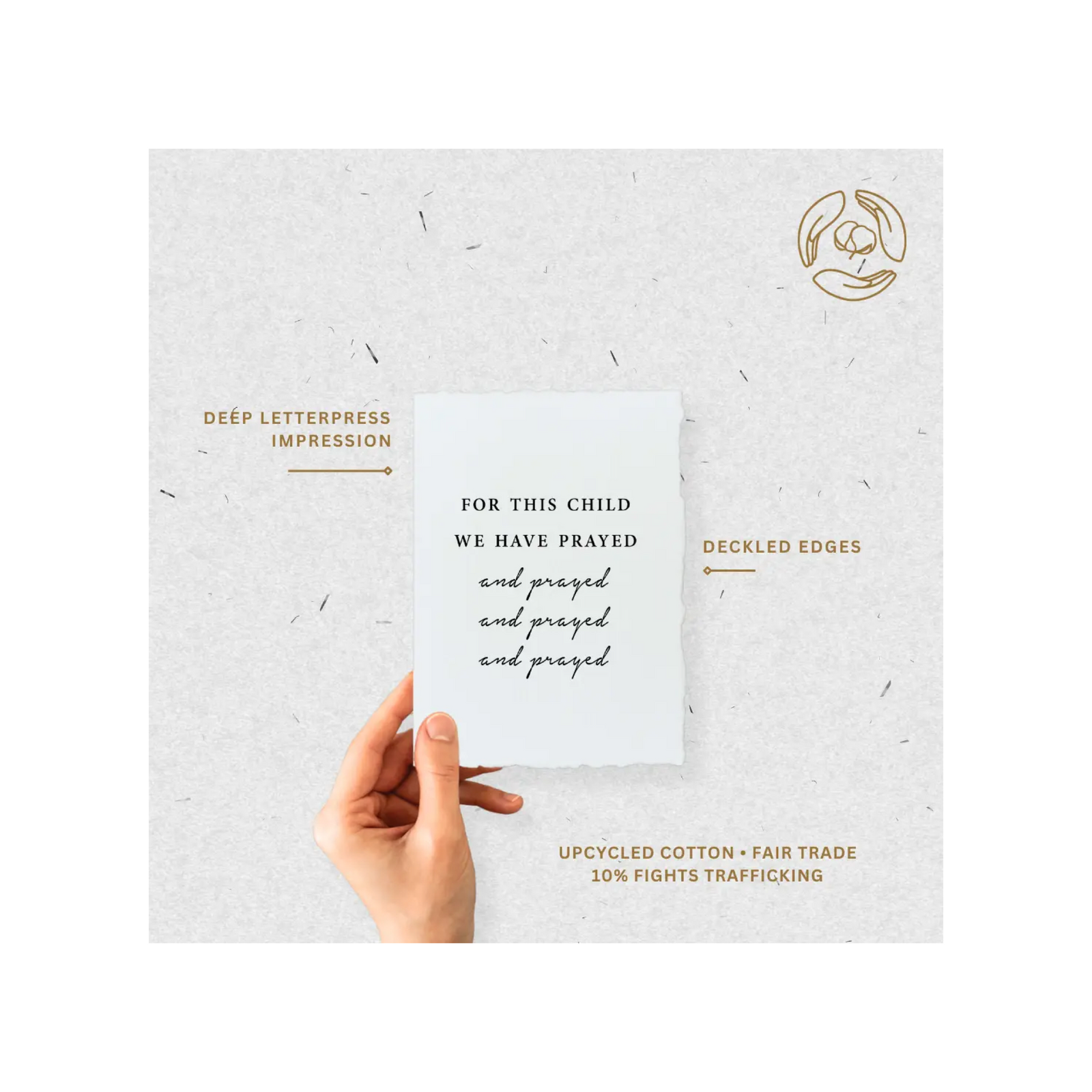 For This Child We Have Prayed Greeting Card