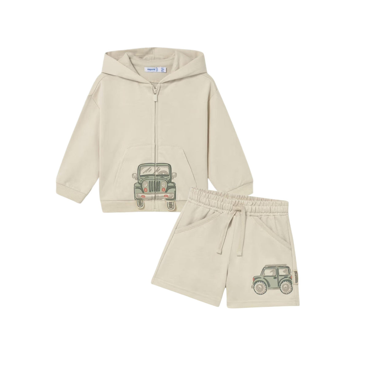 Boys’ French Terry Jeep Graphic Shorts