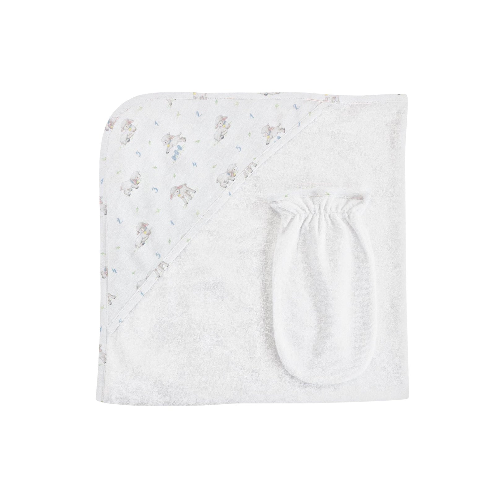 Pima Cotton Hooded Towel & Mitt Sets
