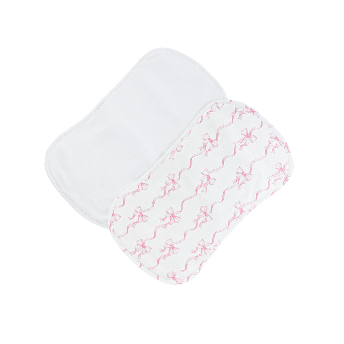 Printed Pima Cotton 2-Piece Burp Cloth Sets