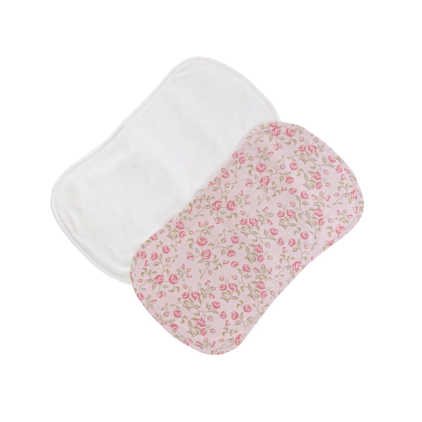 Printed Pima Cotton 2-Piece Burp Cloth Sets