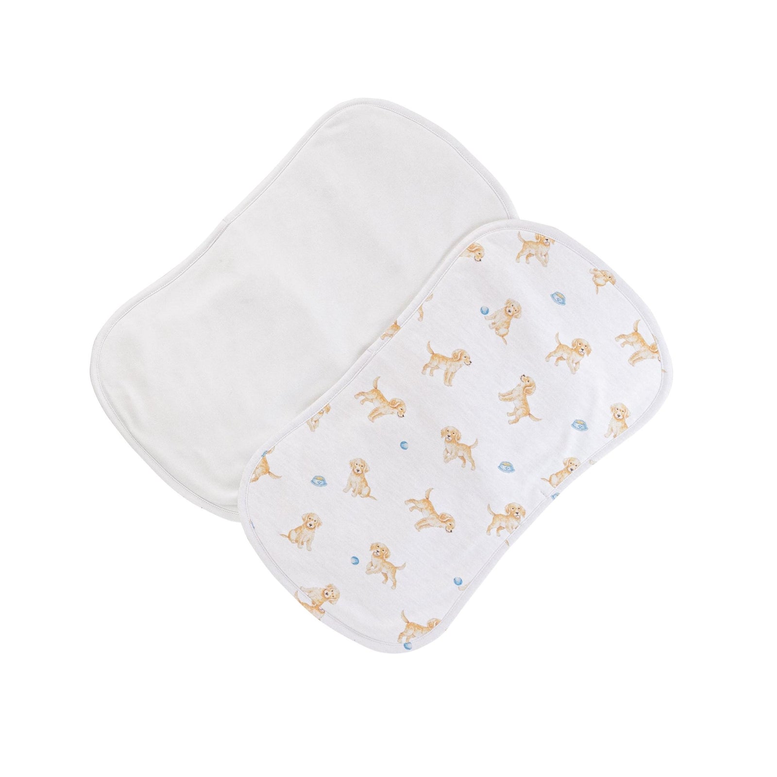 Printed Pima Cotton 2-Piece Burp Cloth Sets