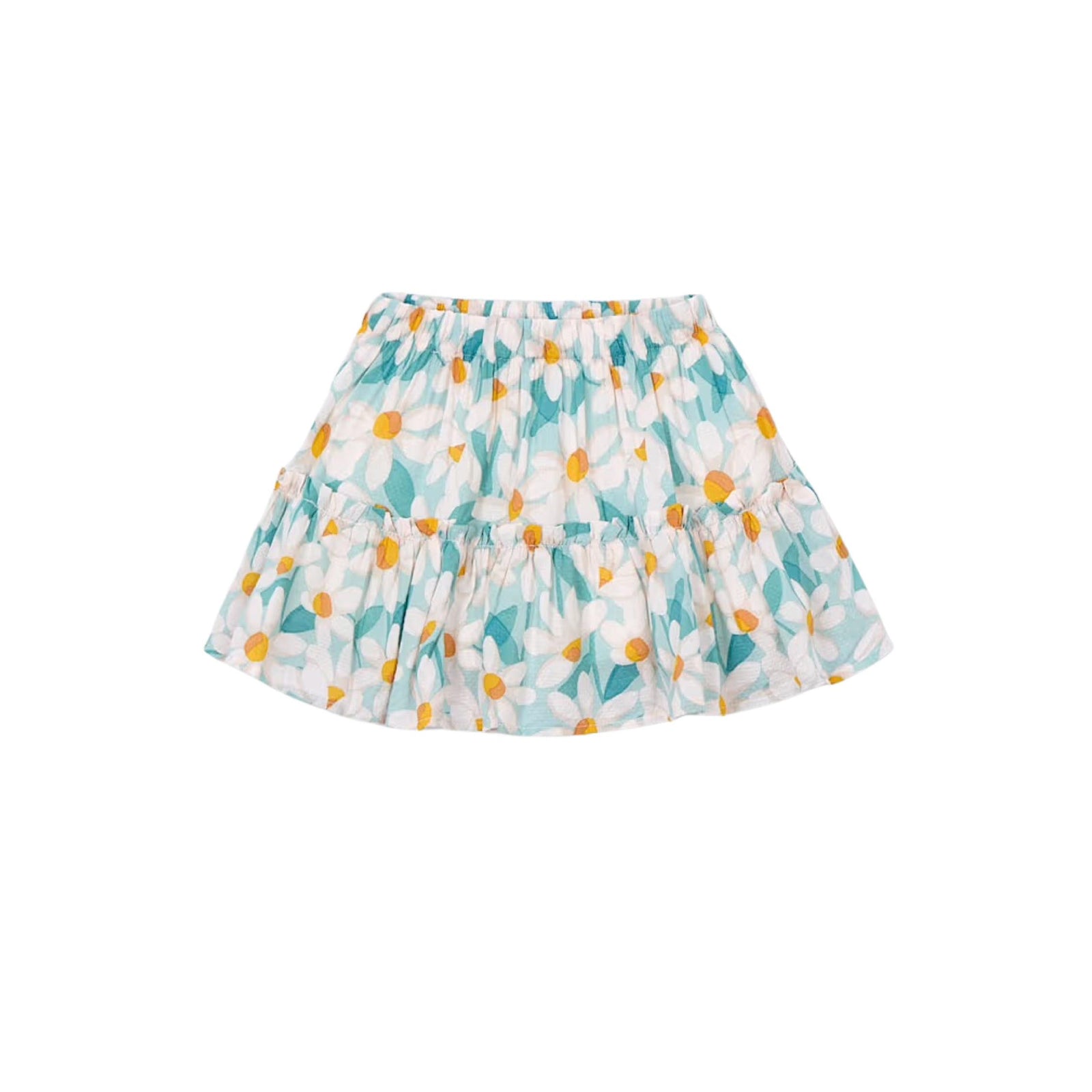 Girls’ Floral Print Ruffle Skirts