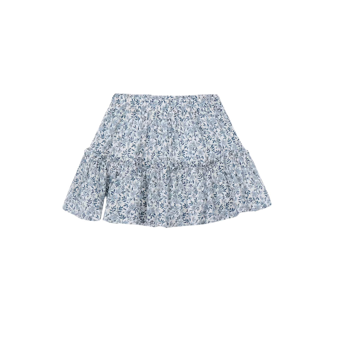 Girls’ Floral Print Ruffle Skirts