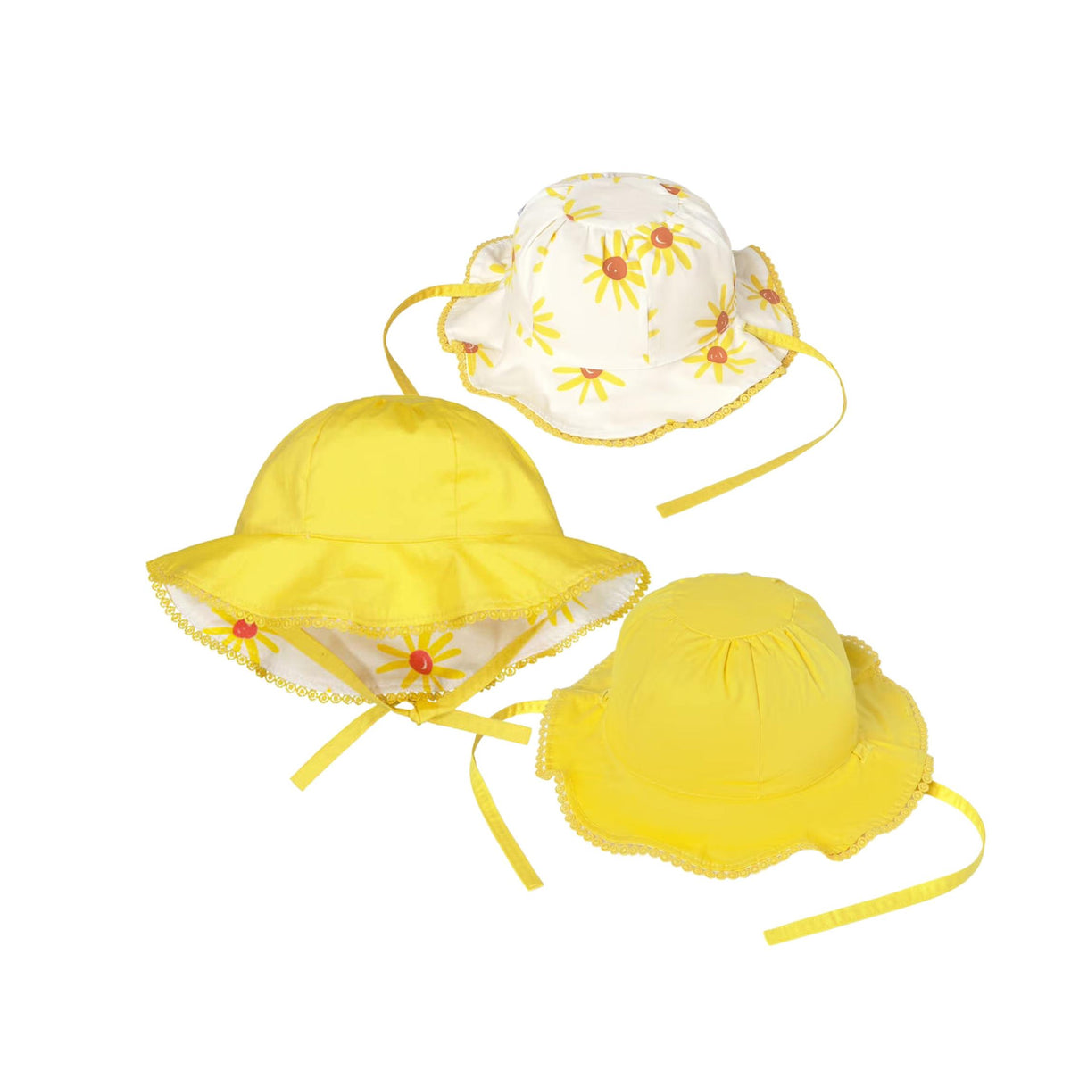 Yellow Sunny Reversible Sun Hat