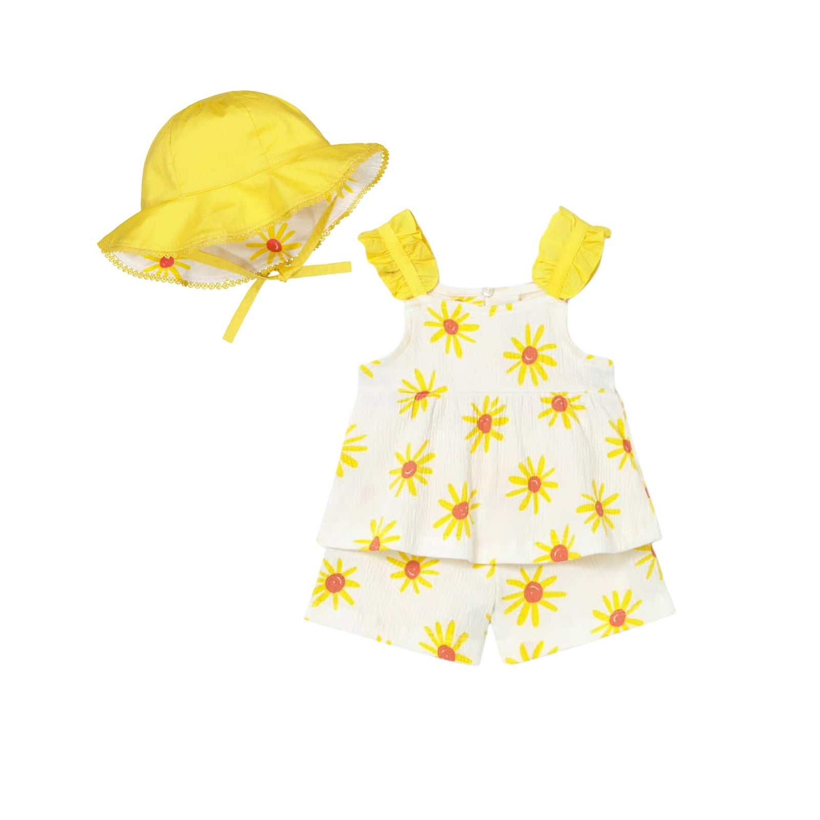 Yellow Sunny Reversible Sun Hat