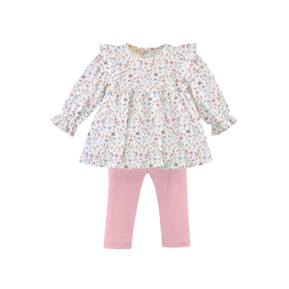 Bloomie Friends Ruffled Blouse &amp; Legging Set