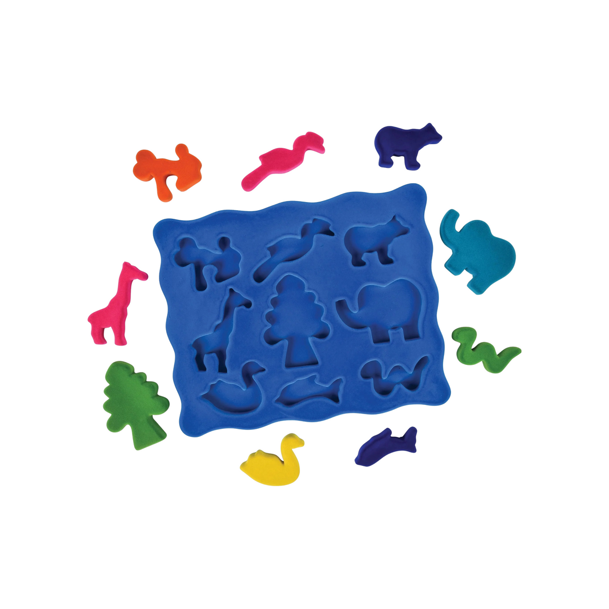 3D Animal Shape Sorter Squishy Toy
