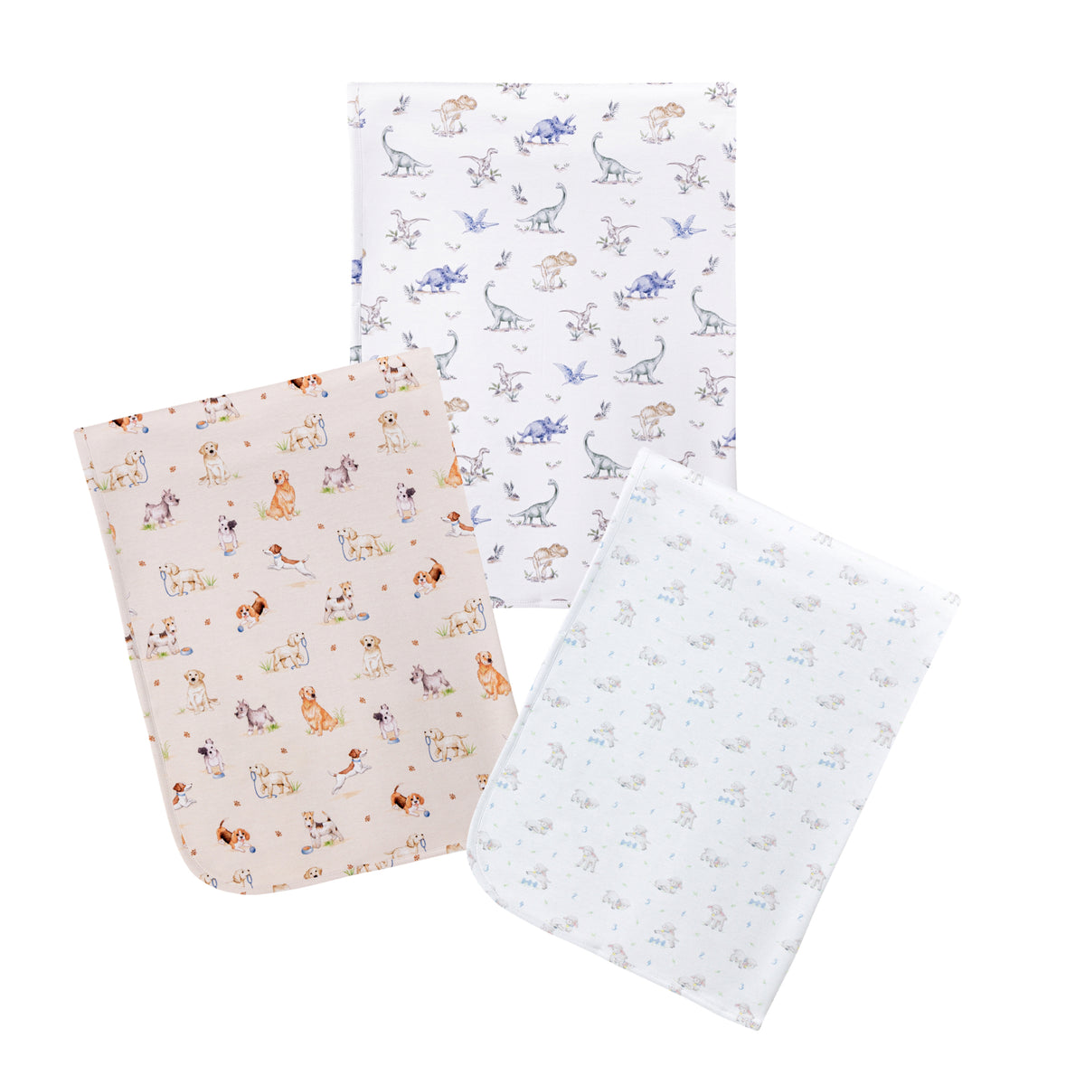 Printed Pima Cotton Receiving Blankets
