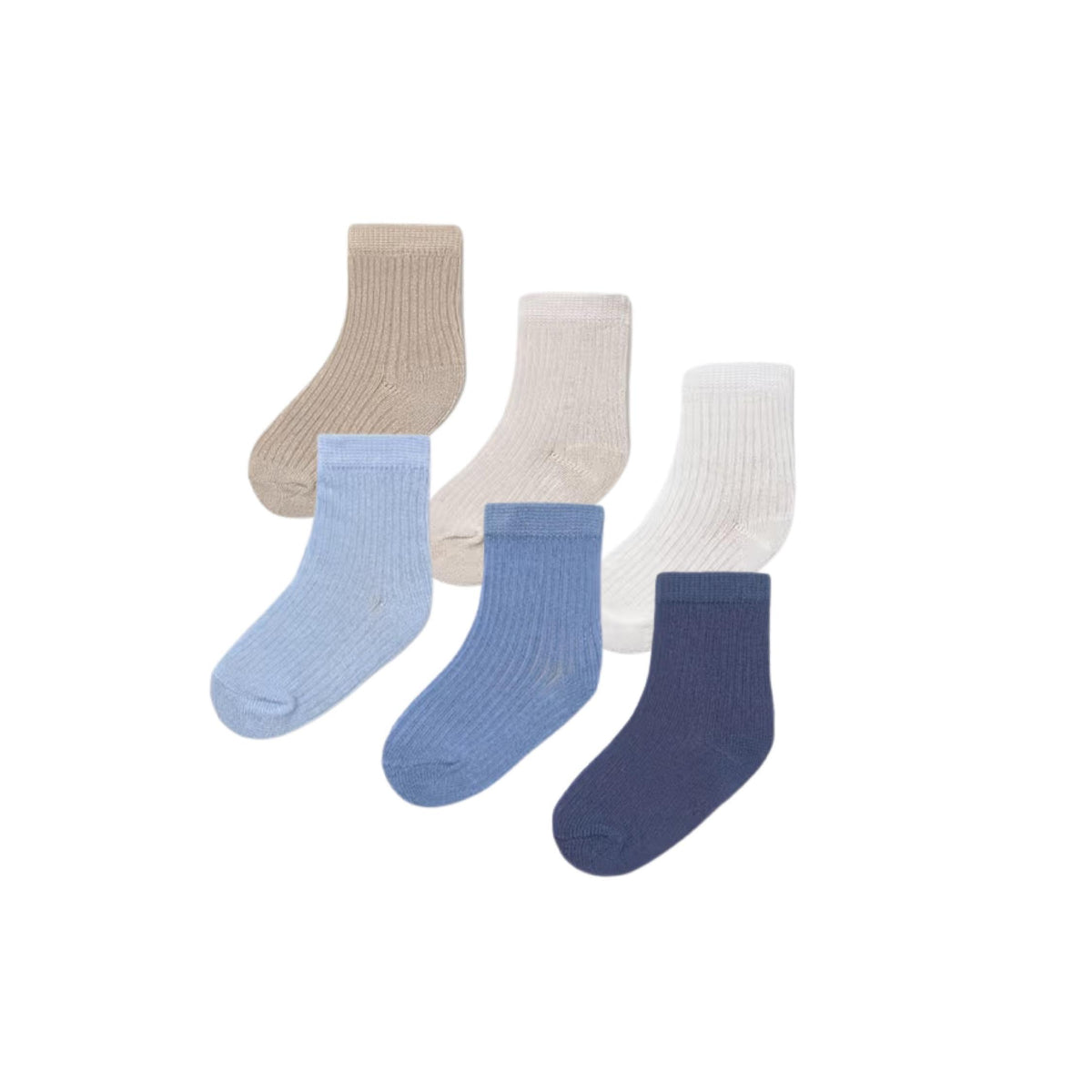 Baby Boy Ankle Socks - 6 Pack