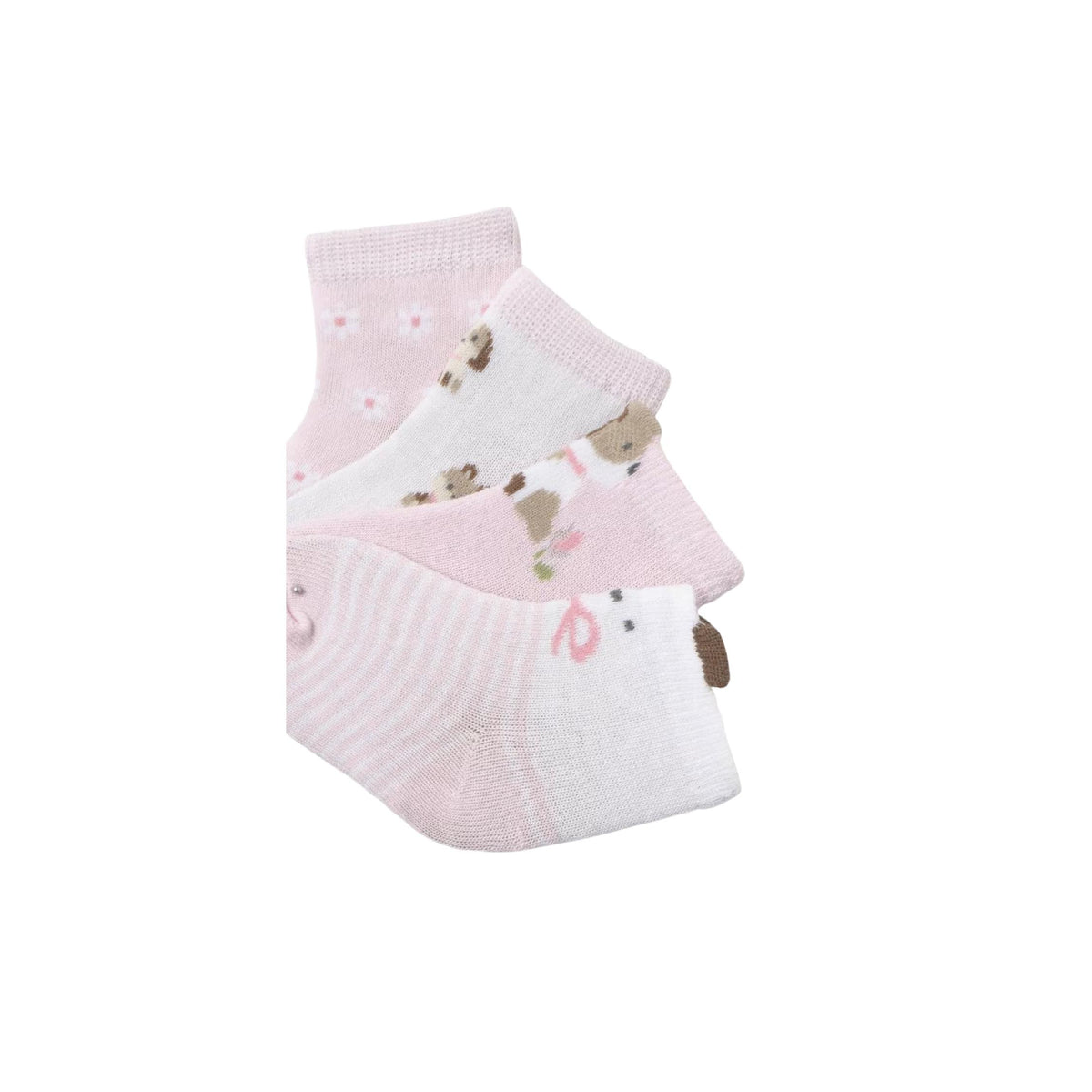 Baby Girl Ankle Socks - 4 Pack