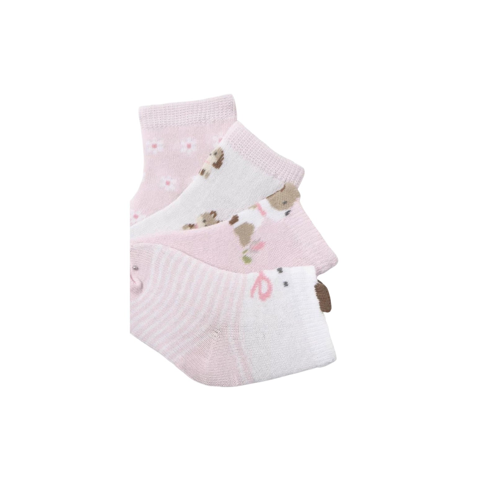 Baby Girl Ankle Socks - 4 Pack